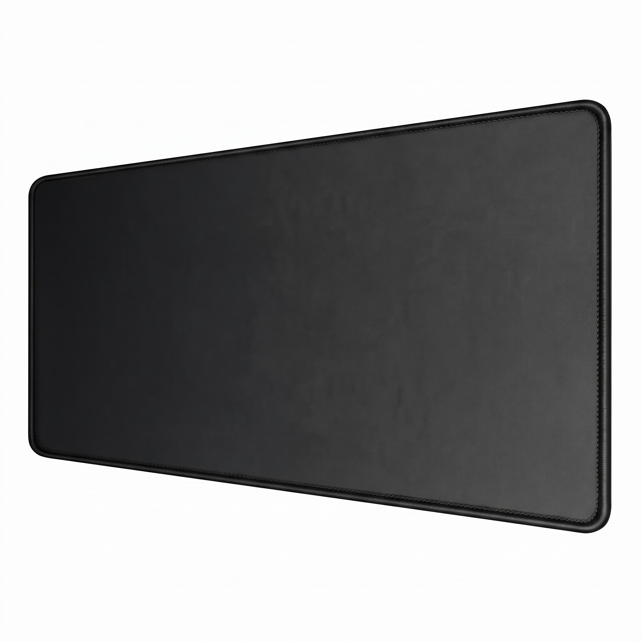 Alfombrilla minimalista negra 25x50cm vista superior